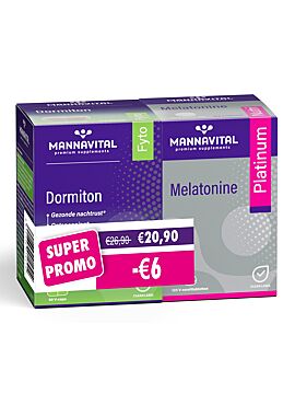 Duopack Dormiton 60 v-caps + Melatonine 120 v-cap