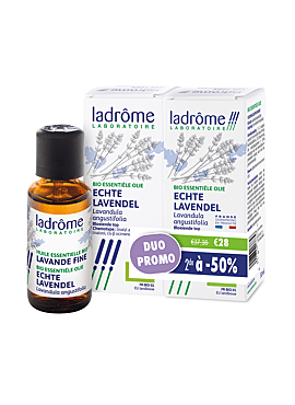 DUO-pack Essentiële olie van Lavendel bio 2x30ml (Promo 2e aan -50%)