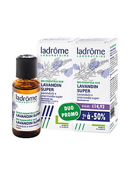 DUO-pack Essentiële olie van Lavandin Super bio 2x30ml (PROMO 2e aan -50%)