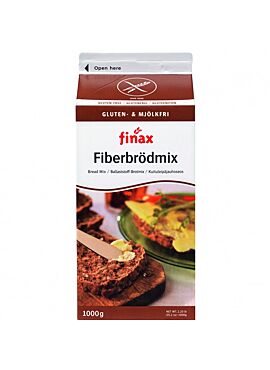 Finax Glutenvrije Vezelrijke bruine bakmix 1kg