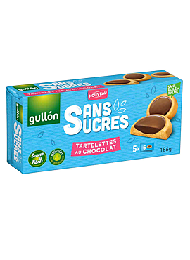 Gullon Tartelettes zonder toegevoegde suikers 186g (5x37.2g)