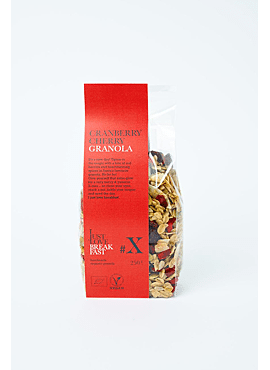 I Just Love Breakfast Granola #X Cranberry Cherry X-Mas 250g