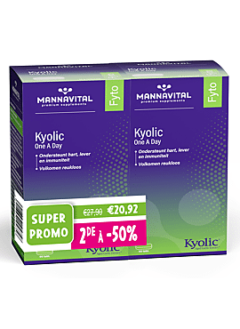 Kyolic one a day PROMO 2* 60tbl (2e aan halve prijs)