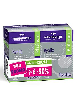 Mannav ital Kyolic Platinum duopack 2*60 v-tabl