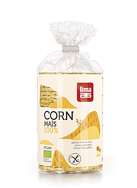 Lima Maïswafels fijn en rond glutenvrij bio 120g