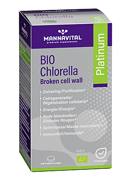 Mannavital Bio Chlorella Platinum 240 V-tabl