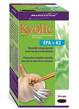 Mannavital Kyolic EPA + K2 80 caps