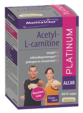Mannavital Acetyl L-Carnitine platinum 60 v-caps