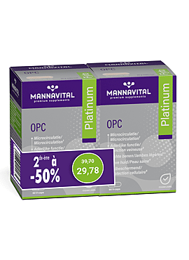 Mannavital OPC Platinum 2x60 v-cps DUO-pack