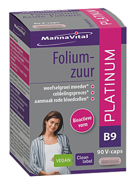 Mannavital Foliumzuur Platinum 90 v-caps