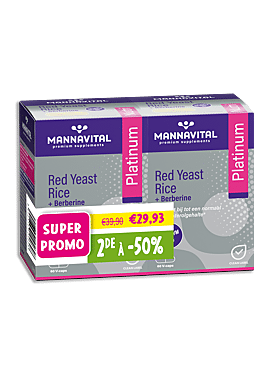 DUO-pack Red Yeast Rice + Berberine 2x60vpcs PROMO