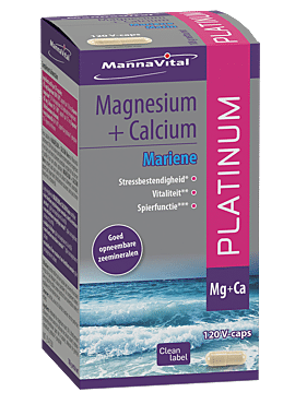 Mannavital Mariene Magnesium + Calcium 120 V-caps