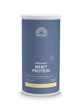 Wei Proteïne Poeder vanille bio 450g 