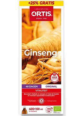 Ortis Ginseng bio 400ml + 100ml gratis