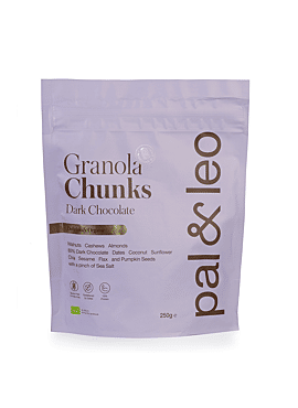 Pal & Leo Granola Chunks Dark Chocolate bio 250g