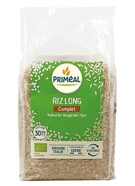 Priméal Volkoren langgraan rijst bio 1kg