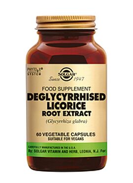 Deglycyrrhised Licorice Root Extract  60 vcps