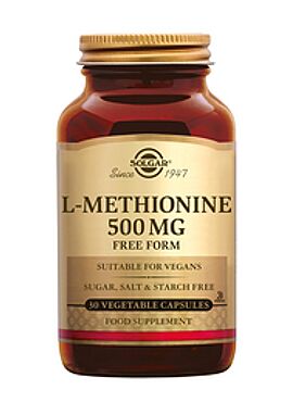 L-Methionine 500 mg 30 vcps