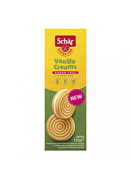 Schar Vanilla Creams glutenvrij/suikervrij (4x29g)