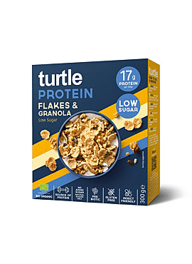Turtle Protein Flakes & Granola bio 300g