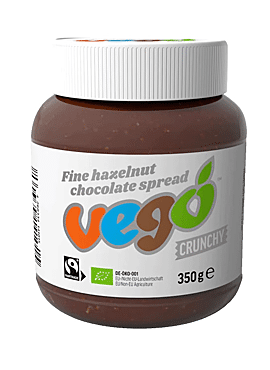 Vego Hazelnoot-choco crunchy bio 350g