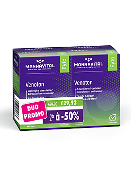 DUO Mannavital Venoton 2 x 60 V-caps (2e aan -50%)