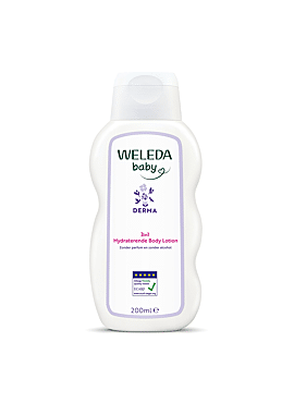 Weleda Baby Derma 3 in 1 Hydraterende Bodylotion 200ml