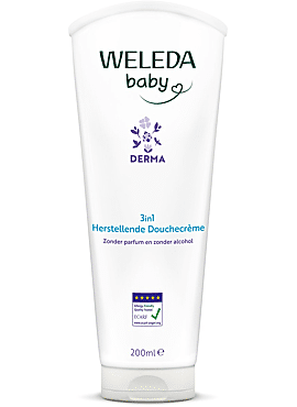 Weleda Baby Derma 3 in 1 Herstellende douchecrème 200ml