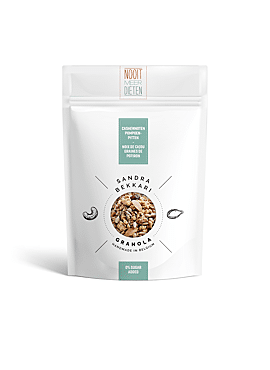 Sandra Bekkari Cashewnoten pompoenpitten granola 0% sugar 300g