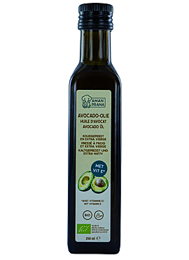 Amanprana Avocado-olie koudgeperst & extra vierge bio 250ml