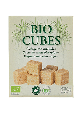Bio rietsuiker klontjes 500g