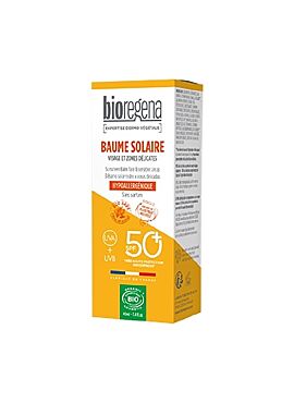 Bioregena Zonnecrème bio voor gezicht & gevoelige zones SPF50 40ml