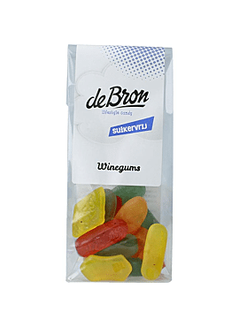 De Bron Winegums suikervrij 90g