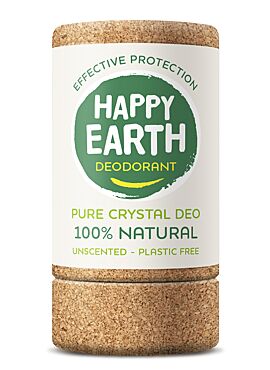 Happy earth deodorant 100% pure crystal 90g