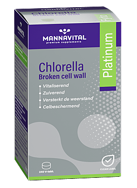 Mannavital Chlorella Platinum 240 V-tbl