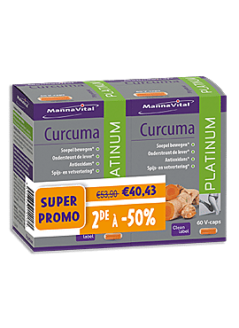 Duopack Curcuma Platinum 2*60 v-caps 2de a -50%