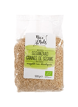 Nice & Nuts Sesamzaad ongepeld bio 500g