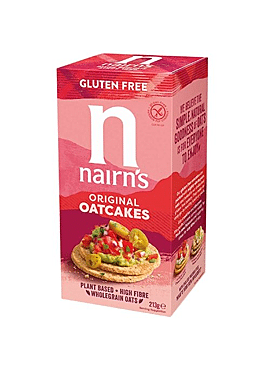 Nairn's oatcakes/havercrackers glutenvrij 231g