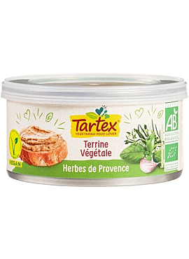 Tartex Vegetarische Paté Provençaalse kruiden bio 125g
