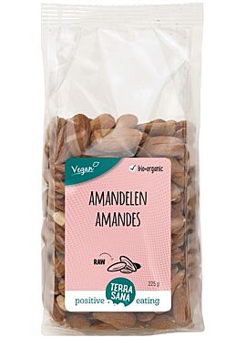 Terrasana Amandelen raw bruin 225g