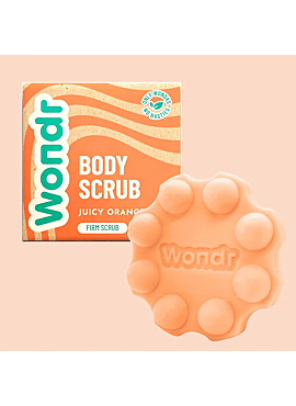 Wondr Scrub bar Orange Grapefruit, Hydraterend 102g