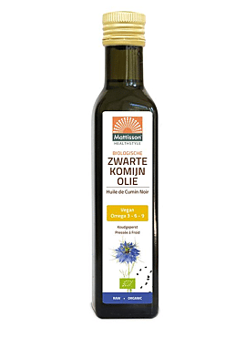 Zwarte komijn olie bio Mattisson 250ml