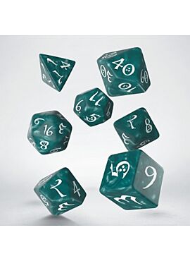 Classic RPG Stormy & white Dice Set (7)