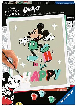 Disney Mickey Mouse H is for Happy 