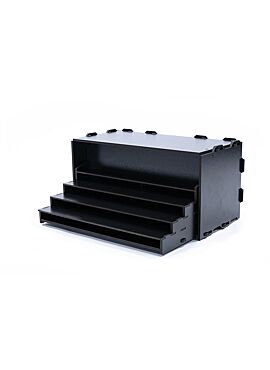 Black Paint Rack: Pull-out grandstand