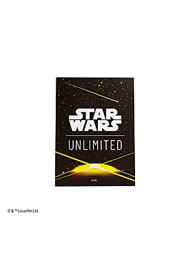 Star Wars Unlimited Art Sleeves Card Back Yellow