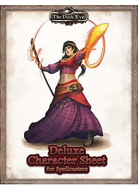 The Dark Eye: Deluxe Character Sheet for Spellcasters