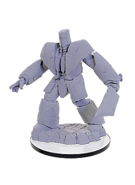 Critical Role Unpainted Miniatures - Cobalt Golem