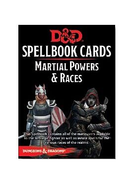 D&D spellcards martial powers & races