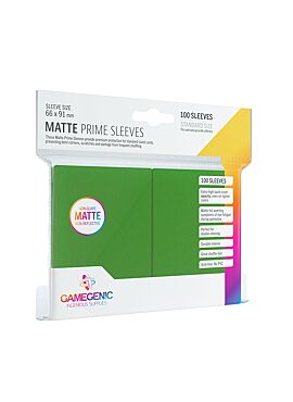 Gamegenic - Matte Prime Sleeves Green (100 Sleeves)